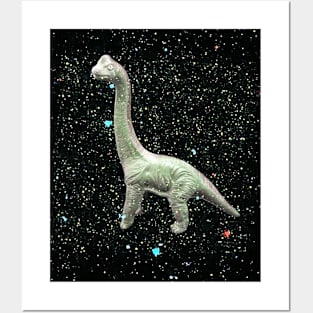 Brachiosaurus in space Posters and Art